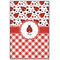 Ladybugs & Gingham 20x30 Wood Print - Front View