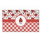 Ladybugs & Gingham 3'x5' Patio Rug - Front/Main