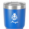 Ladybugs & Gingham 30 oz Stainless Steel Ringneck Tumbler - Blue - Close Up