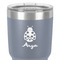 Ladybugs & Gingham 30 oz Stainless Steel Ringneck Tumbler - Grey - Close Up