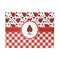 Ladybugs & Gingham 5'x7' Patio Rug - Front/Main