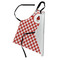 Ladybugs & Gingham Apron - Folded