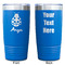 Ladybugs & Gingham Blue Polar Camel Tumbler - 20oz - Double Sided - Approval