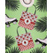 Ladybugs & Gingham Canvas Tote Lifestyle Front and Back- 13x13