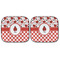 Ladybugs & Gingham Car Sun Shades - FRONT