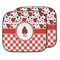 Ladybugs & Gingham Car Sun Shades - MAIN