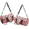 Ladybugs & Gingham Duffle bag small front and back sides