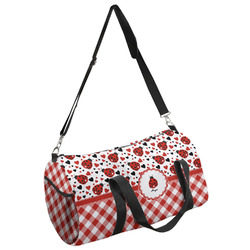 Ladybugs & Gingham Duffel Bag - Small (Personalized)