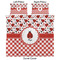 Ladybugs & Gingham Duvet Cover Set - King - Approval