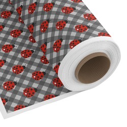 Ladybugs & Gingham Fabric by the Yard