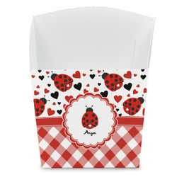 Ladybugs & Gingham French Fry Favor Boxes (Personalized)