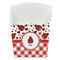 Ladybugs & Gingham French Fry Favor Box - Front View