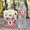 Ladybugs & Gingham French Fry Favor Box - w/ Water Bottle