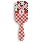 Ladybugs & Gingham Hair Brushes (Personalized)