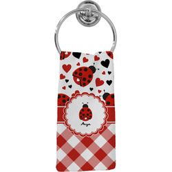 Ladybugs & Gingham Hand Towel - Full Print (Personalized)