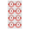 Ladybugs & Gingham Icing Circle - Medium - Set of 8