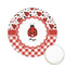 Ladybugs & Gingham Icing Circle - Small - Front