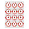 Ladybugs & Gingham Icing Circle - Small - Set of 12