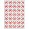 Ladybugs & Gingham Icing Circle - XSmall - Set of 35