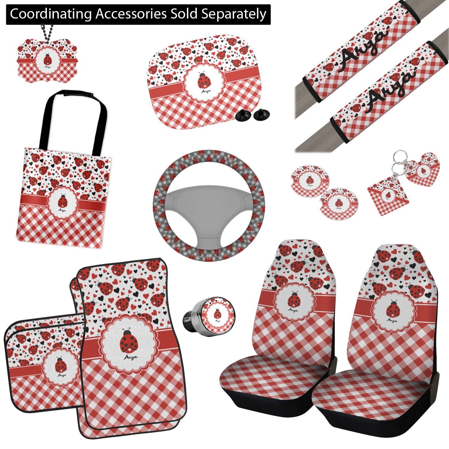 Ladybug car deals seat covers