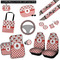 Ladybugs & Gingham Interior Car Accessories