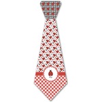 Ladybugs & Gingham Iron On Tie (Personalized)