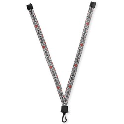 Ladybugs & Gingham Lanyard (Personalized)