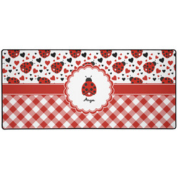 Ladybugs & Gingham Gaming Mouse Pad (Personalized)