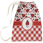Ladybugs & Gingham Laundry Bag - Large (Personalized)