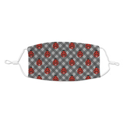 Ladybugs & Gingham Kid's Cloth Face Mask - Standard