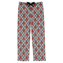 Ladybugs & Gingham Mens Pajama Pants - XS