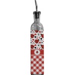 Ladybugs & Gingham Oil Dispenser Bottle (Personalized)