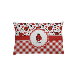 Ladybugs & Gingham Pillow Case - Toddler (Personalized)