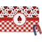 Ladybugs & Gingham Rectangular Fridge Magnet (Personalized)