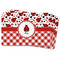 Ladybugs & Gingham Rectangular Fridge Magnet - THREE