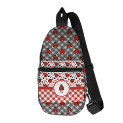 Ladybugs & Gingham Sling Bag (Personalized)