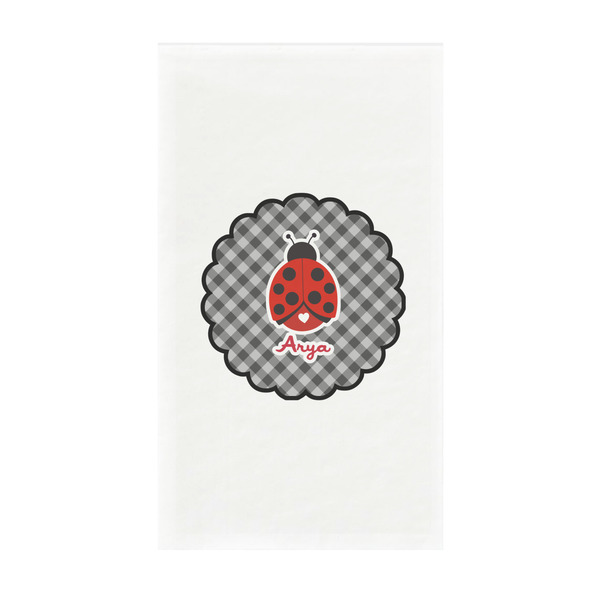 Custom Ladybugs & Gingham Guest Paper Towels - Full Color - Standard (Personalized)