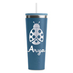 Ladybugs & Gingham RTIC Everyday Tumbler with Straw - 28oz (Personalized)