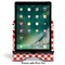 Ladybugs & Gingham Stylized Tablet Stand - Front with ipad