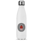 Ladybugs & Gingham Water Bottle - 17 oz. - Stainless Steel - Full Color Printing (Personalized)