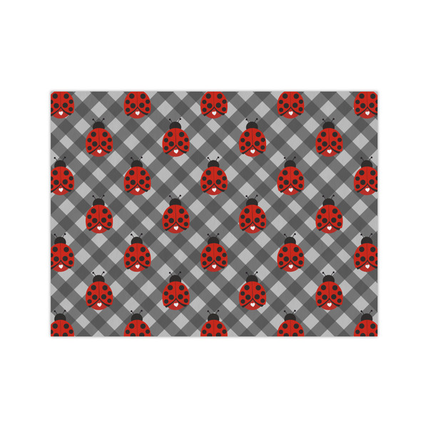 Custom Ladybugs & Gingham Medium Tissue Papers Sheets - Heavyweight