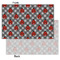 Ladybugs & Gingham Tissue Paper - Heavyweight - Small - Front & Back