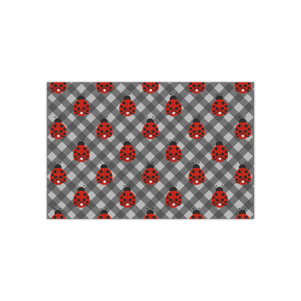 Custom Ladybugs & Gingham Small Tissue Papers Sheets - Heavyweight