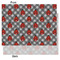 Ladybugs & Gingham Tissue Paper - Lightweight - Medium - Front & Back