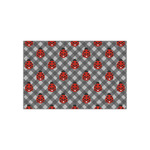 Ladybugs & Gingham Small Tissue Papers Sheets - Lightweight