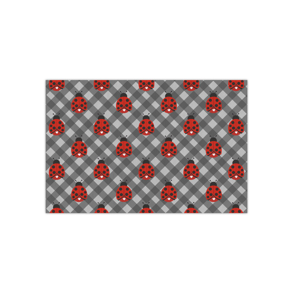 Custom Ladybugs & Gingham Small Tissue Papers Sheets - Lightweight