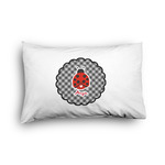 Ladybugs & Gingham Pillow Case - Graphic (Personalized)