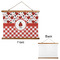 Ladybugs & Gingham Wall Hanging Tapestry - Landscape - APPROVAL