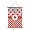 Ladybugs & Gingham Wall Hanging Tapestry - Portrait - MAIN