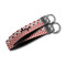 Ladybugs & Gingham Webbing Keychain FOBs - Size Comparison